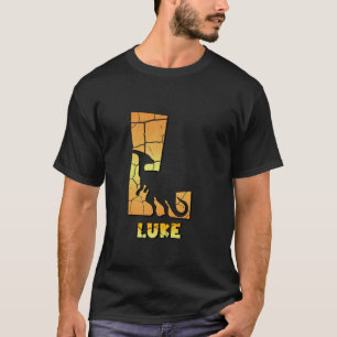 Camiseta Luke personalizou meninos dinossauros lindos e per