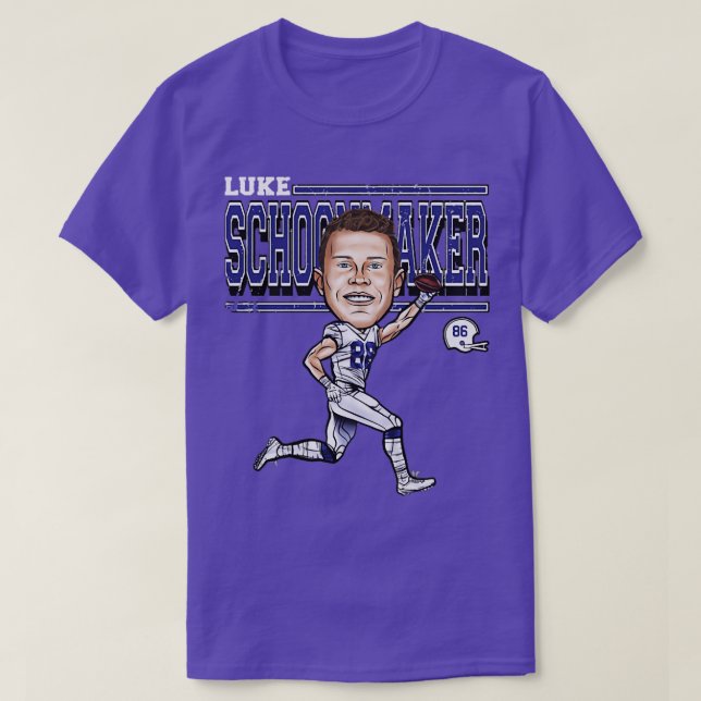 Camiseta Luke Schoonmaker Dallas toon TShirt (Frente do Design)