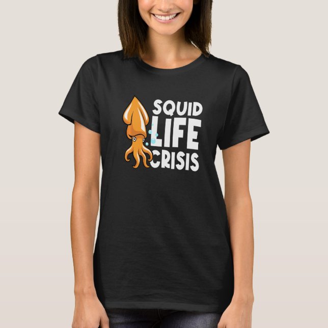 Camiseta Lula Crise de Vida Polvo  Choco Lula  2 (Frente)