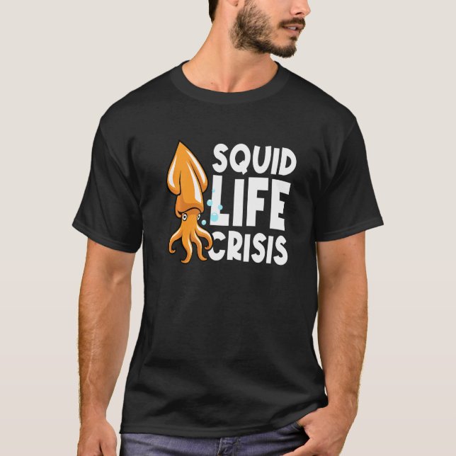 Camiseta Lula Crise de Vida Polvo  Choco Lula  2 (Frente)