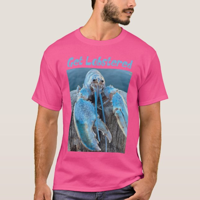 Camiseta Lula de Pânico Engraçada Meme Crustáceo Azul retrô (Frente)
