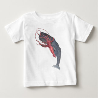 Camiseta Lula e Whale Toddler Ruffle Tee