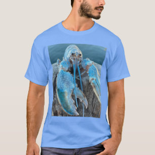 Camiseta Lula Meme Crustáceo Azul Espantoso Engraçado