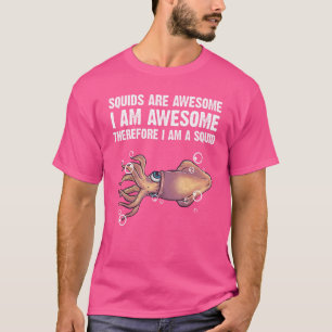 Camiseta Lula Para Masculinos Polvo Lulas Gigantes Octopus 