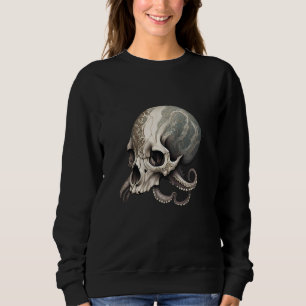 Camiseta Lula polvo caveira Kraken, Roupas Grunge Estética