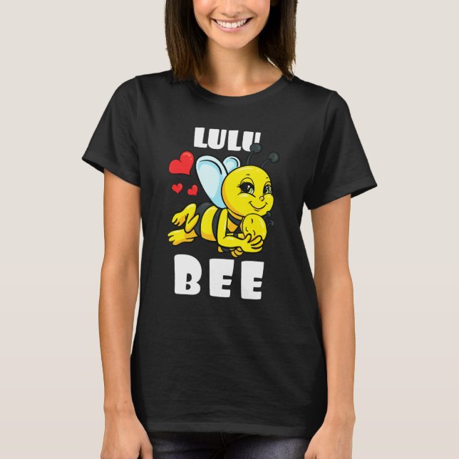 Camiseta Lulu Bee Matching Family Outfit Anúncio (Frente)