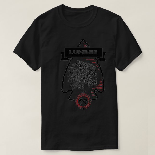 Camiseta Lumbee Tribe Native American Indian Proud Retro Ar (Frente do Design)