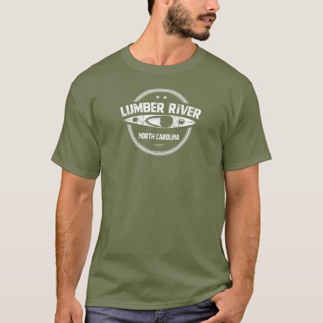 Camiseta Lumber River, Carolina do Norte (Frente)
