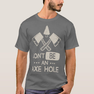 Camiseta Lumberjack de trabalho de caldeira com áx sarcásti