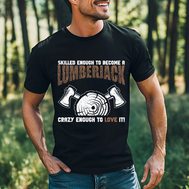 Camiseta Lumberjack Design (Criador carregado)