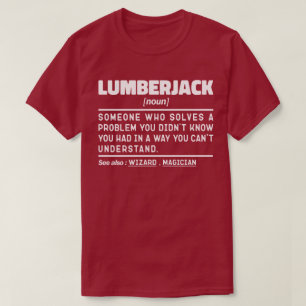 Camiseta Lumberjack Noun Humorista Woodsman Legal Padre