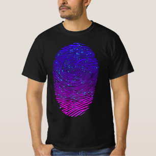 Camiseta Luminescente Luminescente de Impressão Neon Estéti