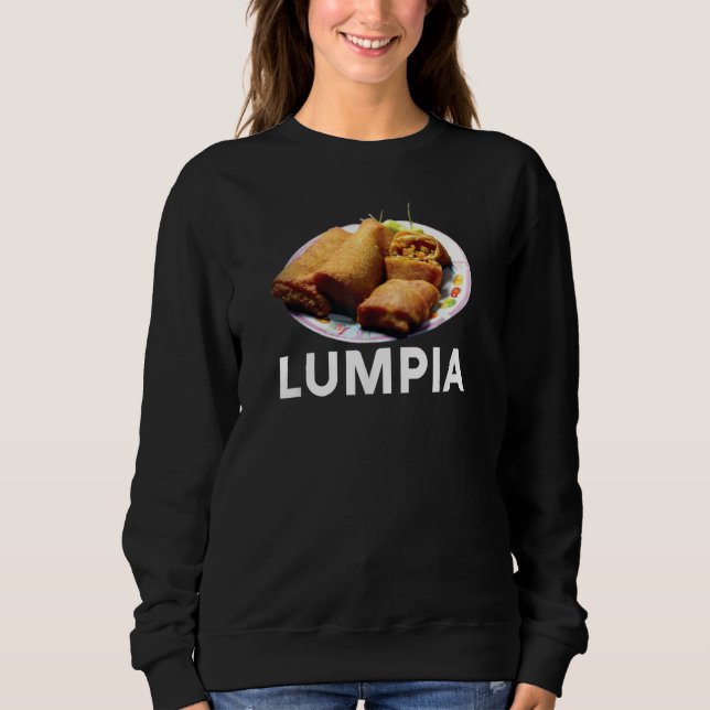Camiseta Lumpia Filipino Love Spring Roll Asian Snack Food  (Frente)
