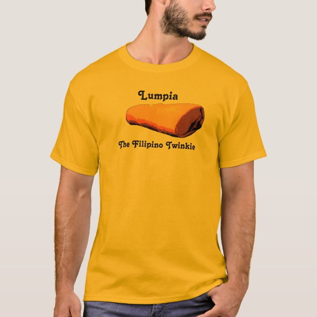 Camiseta Lumpia.  O Filipino Twinkie. (Frente)