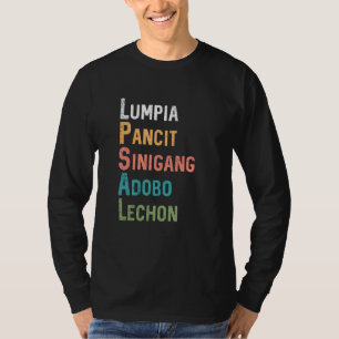 Camiseta Lumpia Pancit Sinigang Adobo Lechon Filipino Phili