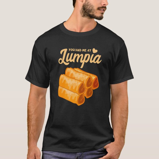 Camiseta Lumpia Você Me Odiava Comida Filipina Filipino Pri (Frente)