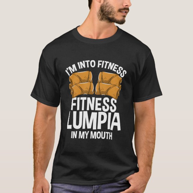 Camiseta Lumpia Wrappers Filia Food Philio Snacks Ila Lumpi (Frente)