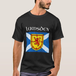 Camiseta Lumsden Scottish Clan Name Hoodie Scotland Flag