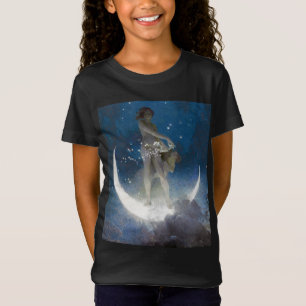 Camiseta Luna Deusa em Estrelas Disparadoras Noturnas