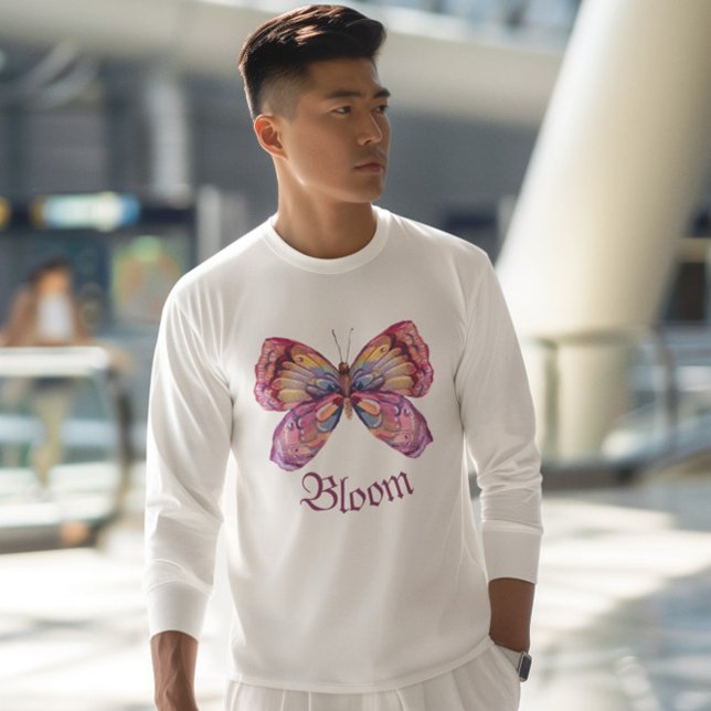 Camiseta Luna Moth, Floral Moth (Criador carregado)