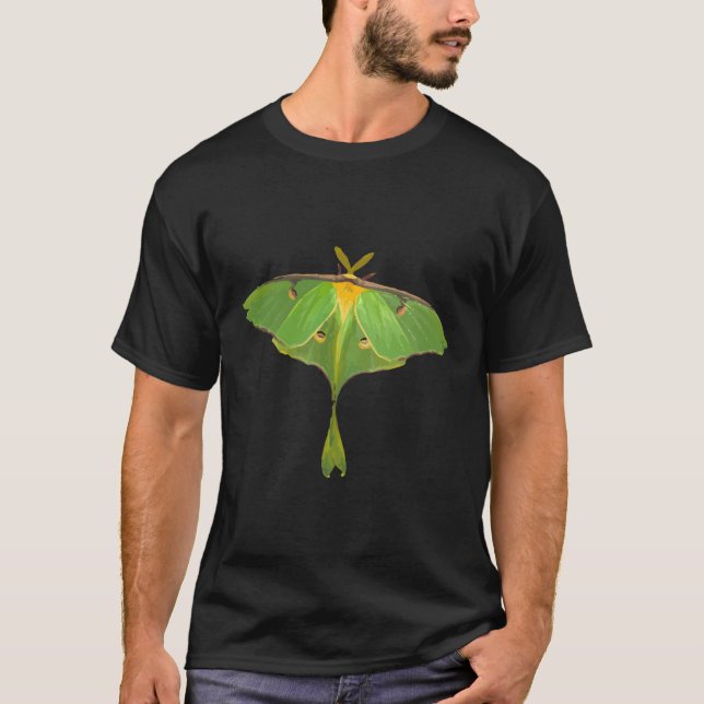 Camiseta Luna Moth Linda Moon Moth Watercolor (Frente)
