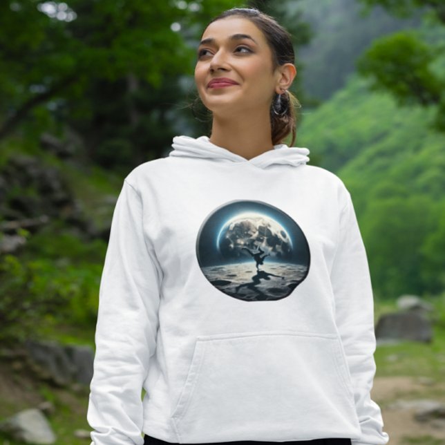 Camiseta Lunar Breakdance - Estilo de Rua no Espaço (Criador carregado)