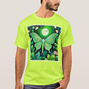Camiseta Lunar Butterfly Bloom Design