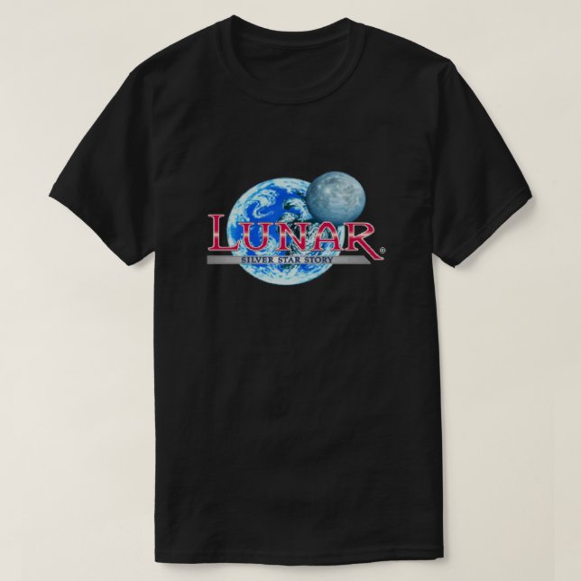 Camiseta Lunar Silver Star Classic (Frente do Design)