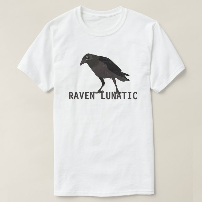 Camiseta Lunática Raven (Frente do Design)