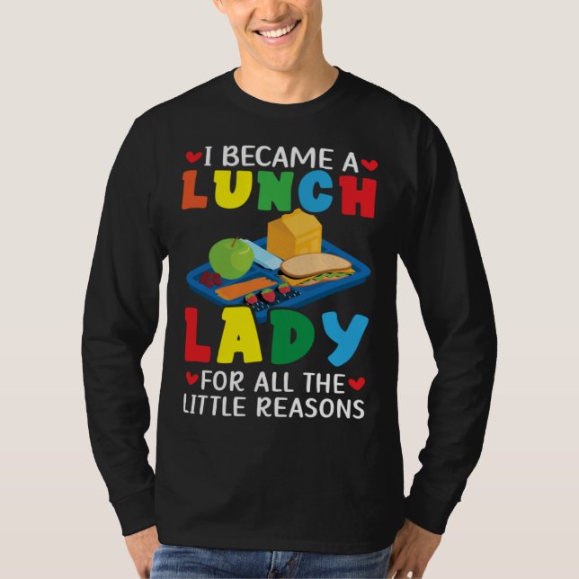 Camiseta Lunch Boss Cafeteria Worker Lady Cook Lunch Lady (Frente)