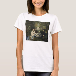 Camiseta Luncheon da grama por Edouard Manet