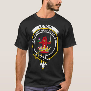 Camiseta Lundin Crest Tartan Clan Scottish Clan
