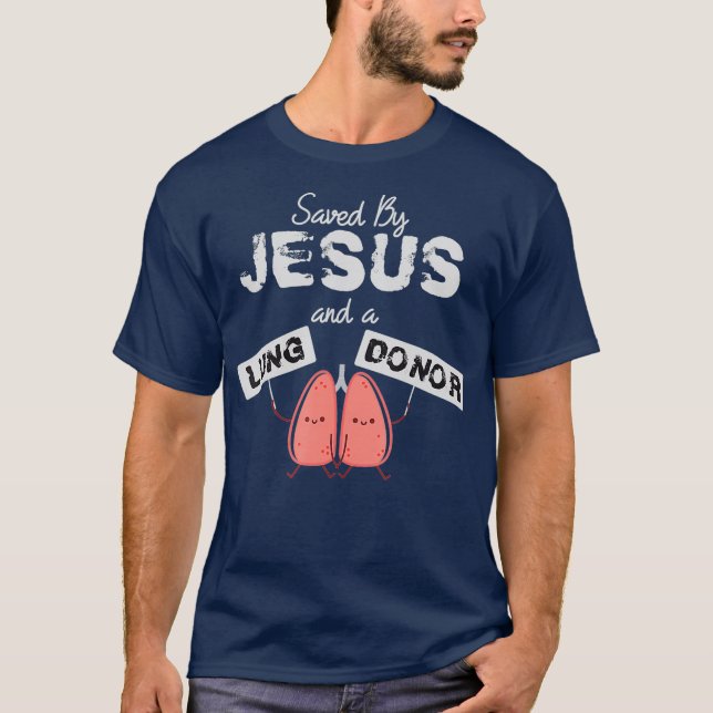 Camiseta Lung Donation design Christian Organ Donor (Frente)