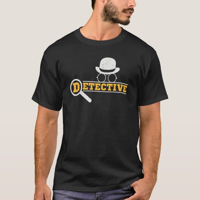 Camiseta Lupa de Detetive (Frente)