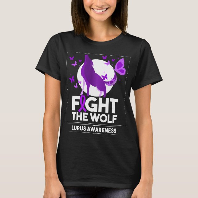 Camiseta Lupus Awareness Month Lupo Lupo Lupo Lupus Gight t (Frente)
