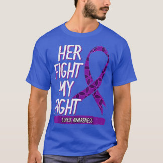 Camiseta Lupus Awaright Fight SLE Borboleta Roxa