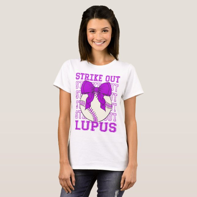 Camiseta Lúpus De Besball Coquette Strike Out (Frente Completa)
