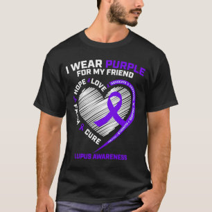 Camiseta Lúpus Mulheres Homens Crianças Sua Amiga Conscie