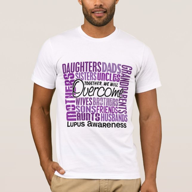 Camiseta Lúpus quadrado da família (Frente)