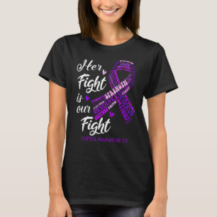 Camiseta Lupus Roxo Conhecendo Sua Luta É Nossa Luta Lupu