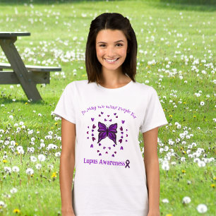 Camiseta Lúpus Roxo Sensibilização Friso Roxo