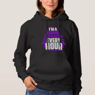 Camiseta Lupus Sobrevivente Lupus Purple Ribbon Sensibiliza