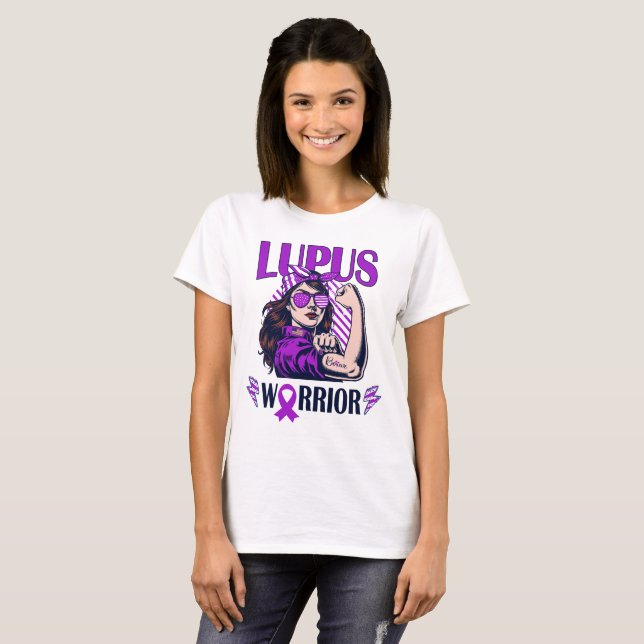 Camiseta Lupus Warrior Acredita e Luta (Frente Completa)
