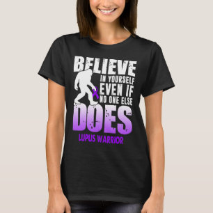 Camiseta lupus warrior bigfoot acredita em si mesmo