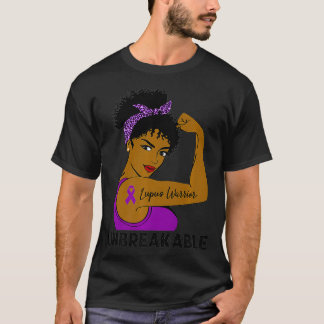 Camiseta Lupus Warrior Fortes Mulheres Negras Sem Quebra-Ca