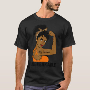 Camiseta Lupus Warrior Fortes Mulheres Negras Sem Quebra-Ca