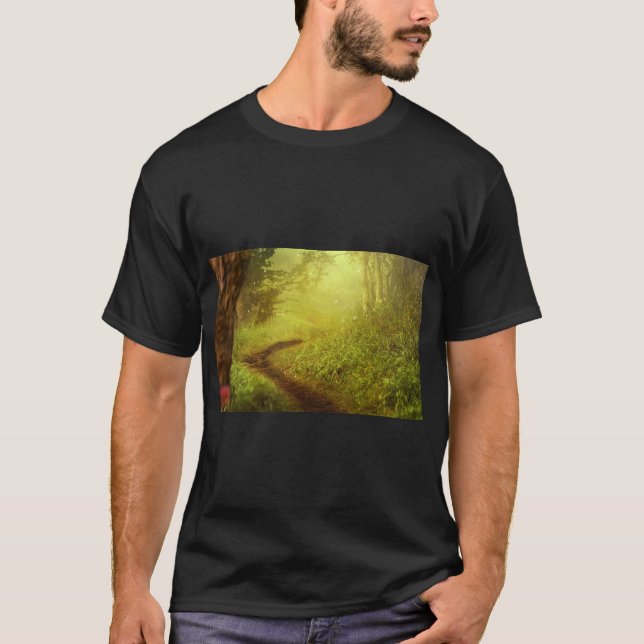 Camiseta Lush Greenery Nature (Frente)