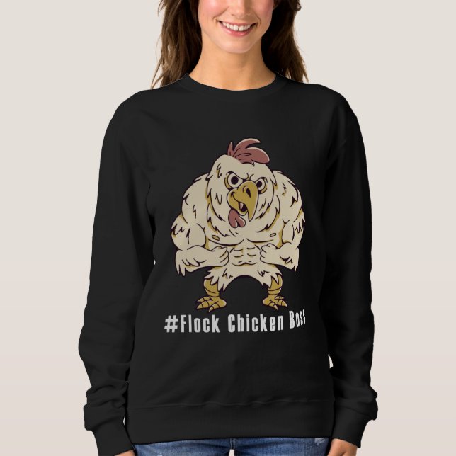Camiseta Lustiges Chicken  Flock Chicken Boss  1 (Frente)