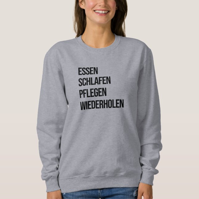 Camiseta Lustiges Pflegeberuf (Frente)