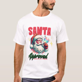 Camiseta 🎅 Lustiges Weihnachts-Shirt – Santa Approved – 